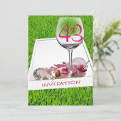 Jardin fête anniversaire Invitation (Debout devant)