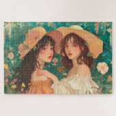 Jardin Filles Puzzle Puzzle (Horizontal)