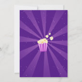 Jardin Film Nuit Anniversaire Invitation (Dos)