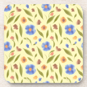 Jardin Fleur Dessous de verre en plastique dur