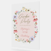 Jardin Fleur sauvage aquarelle Floral Anniversaire (Angle)