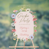 Jardin Fleur sauvage aquarelle Floral Anniversaire (Neutre)