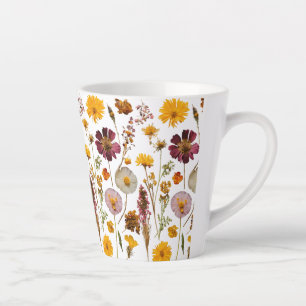 Jardin Fleur sauvage Pressé - Petite Mug Latte (12