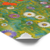 Jardin Fleur Vibrant - Gustav Klimt Poster Gloss (Coin)