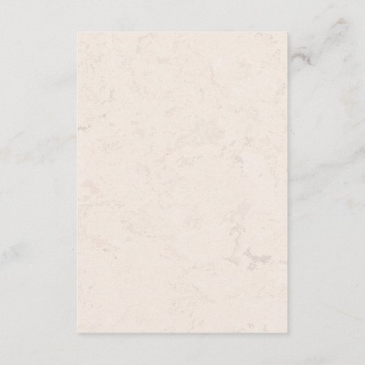 Jardin fleuri beige mariage QR code carte de détai (Dos)