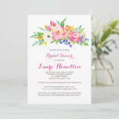 Jardin fleuri | Invitation de douche nuptiale (Debout devant)