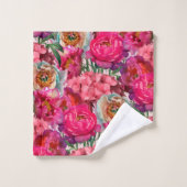 Jardin fleuri romantique (Gant de toilette)
