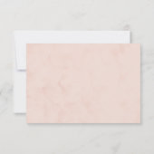 Jardin fleuri RSVP avec menu (Dos)
