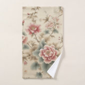 Jardin Fleurs 15 Serviettes de bain (Serviette à main)