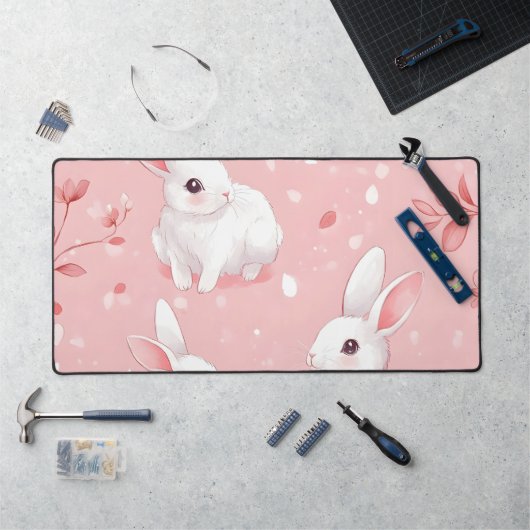 Jardin Floral De Bunny De Pré Rose (Poste de travail)