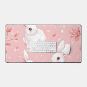 Jardin Floral De Bunny De Pré Rose (Clavier et souris)