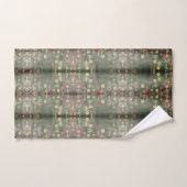 Jardin Floral de la Renaissance italienne Gris (Serviette à main)