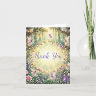 Jardin Floral Féerique Violet Anniversaire Remerci