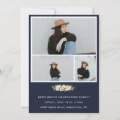 Jardin Floral Graduation Photo Invitation (Dos)