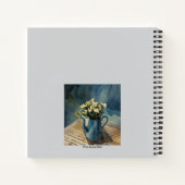 Jardin floral Jug Goethe Citation Journal bleu (Dos)