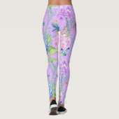Jardin floral Legging de libellule de lavande (Dos)