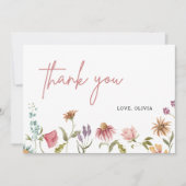 Jardin Floral Little Wildflower Merci  (Devant)