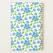 Jardin Floral Personnalisé Blue Forget-Me-Knot (Dos)