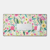 Jardin floral rétro bohème (Clavier et souris)