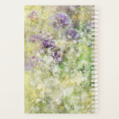 Jardin floral violet élégant Monogrammé (Dos)