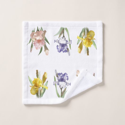 Jardin Flower Iris (Gant de toilette)
