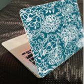 Jardin Flower Turquoise bleu autocollants pour ord