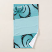 Jardin fractal azur (Serviette à main)
