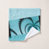 Jardin fractal azur (Gant de toilette)