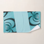 Jardin fractal azur (Serviette à main)