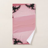 Jardin fractal crémeux (Serviette à main)