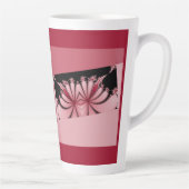 Jardin fractal orchidée latte Mug (Droite)