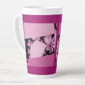 Jardin fractal thulian Latte Mug (Angle gauche)
