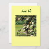 JARDIN GARDEN INVITATION À LA FÊTE (Devant / Derrière)