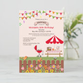 Jardin Garden Party Invitation (Debout devant)