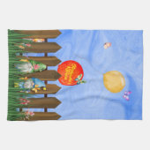 Jardin Gnomes, Amusants Serviettes De Cuisine Colo (Horizontal)