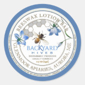 Jardin Hive Apiary Durable Lotion Bar Étiquette (Devant)