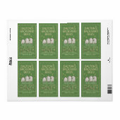 Jardin Hive Jar de miel Étiquette Petites abeilles (Feuille entière)