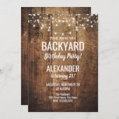 Jardin Invitation d'anniversaire (Devant / Derrière)