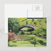 Jardin japonais à la carte postale de la bibliothè (Devant / Derrière)