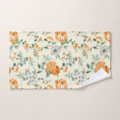 Jardin Jaune doux motif floral (Serviette à main)