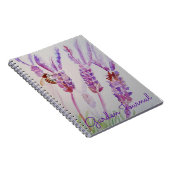 Jardin Journal Lavender Bee Carnet aquarelle (Côté Droit)