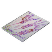 Jardin Journal Lavender Bee Carnet aquarelle (Côté gauche)