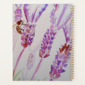 Jardin Journal Lavender Bee Carnet aquarelle (Dos)