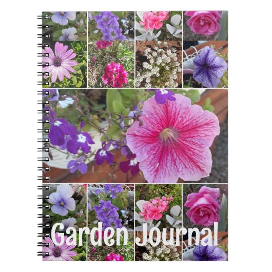 Jardin Journal Pink Petunia Jolies fleurs de print (Devant)