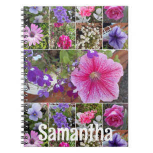 Jardin Journal Pink Petunia Jolies fleurs de print