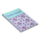 Jardin Journal Viola violet Lilac Floral Fleur (Côté Droit)