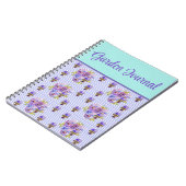 Jardin Journal Viola violet Lilac Floral Fleur (Côté gauche)