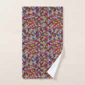 Jardin joyeux groovy (Serviette à main)