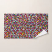 Jardin joyeux groovy (Serviette à main)