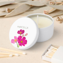 Jardin lumineux coloré Cosmos Fleurs Personnalisée